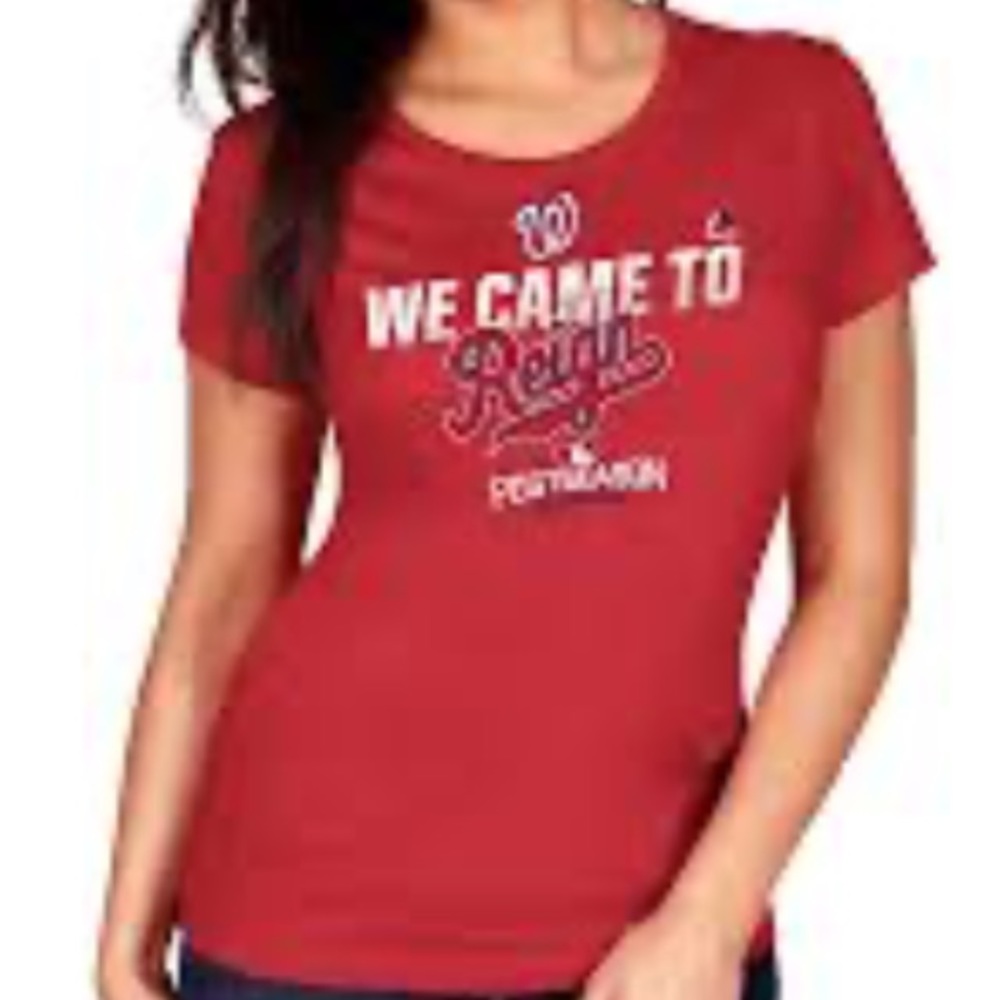 Red Washington Nationals Shirt